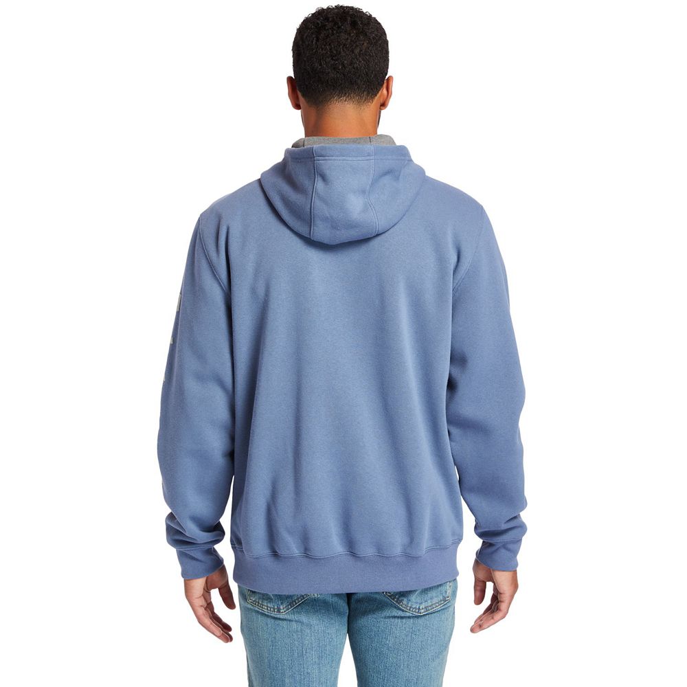 Timberland Mens Sweatshirts PRO® Hood Honcho Pullover Hoodie - Blue - India SG0793524